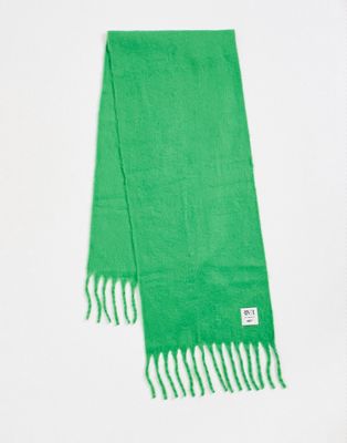 River Island oversized scarf in green - ASOS Price Checker