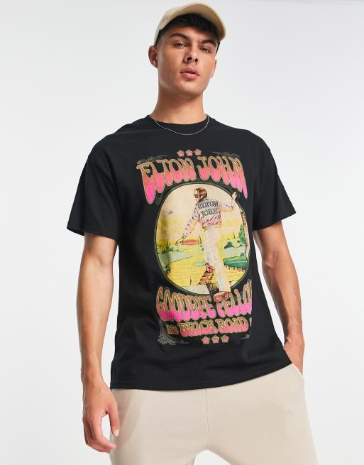 ELTON JOHN BASEBALL VINTAGE GRAPHIC TEE