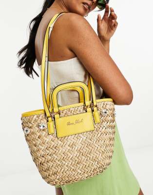 RIVER ISLAND Yellow Mini Tote Cross Body Bag BNWT Christmas Gift:  : Fashion