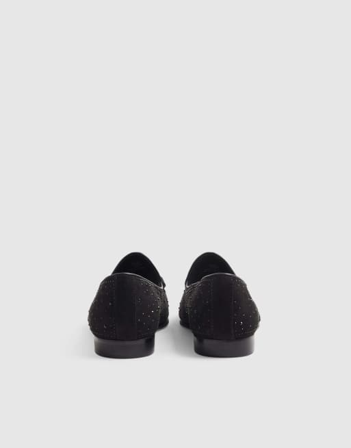 River Island Embellished loafers in black, 4 of 4