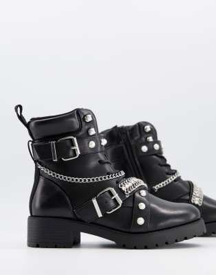 asos womens biker boots