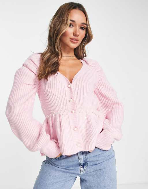 Pink cardigan river on sale island