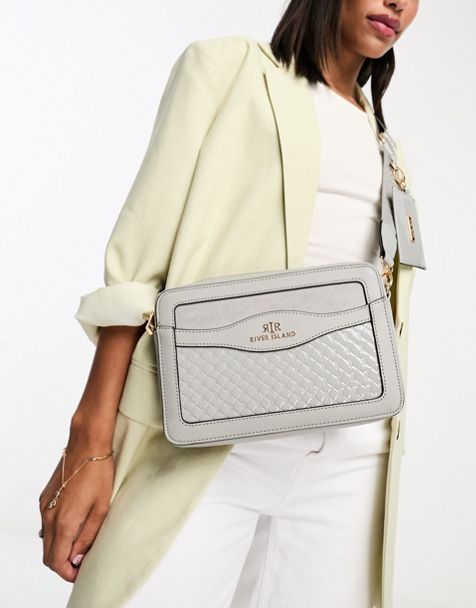 New Fashion Embossed Crossbody Bag, Multi-Pocket Women's Bag Black