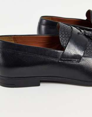 embossed loafers