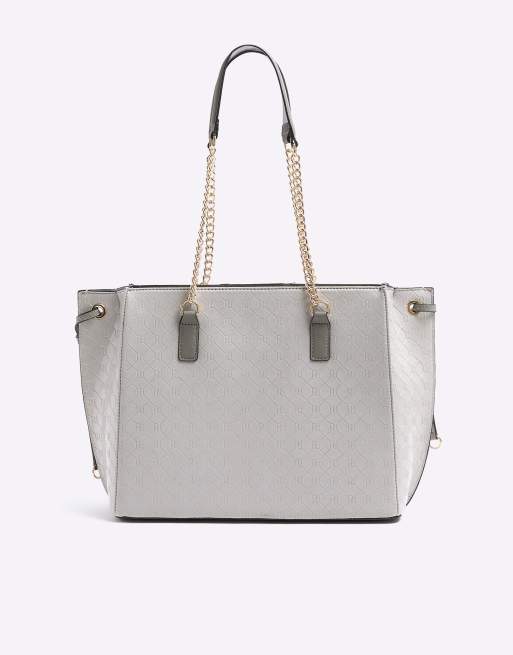 Grey cheap chain bag