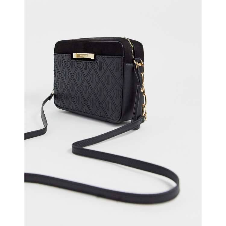 River Island Monogram Cross Body Bag & Purse