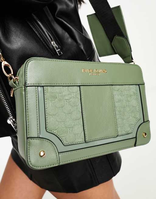 Khaki green river island bag new arrivals