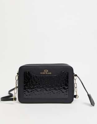 River island boxy sale crossbody bag