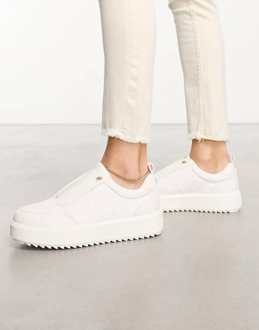 River island best sale platform trainers