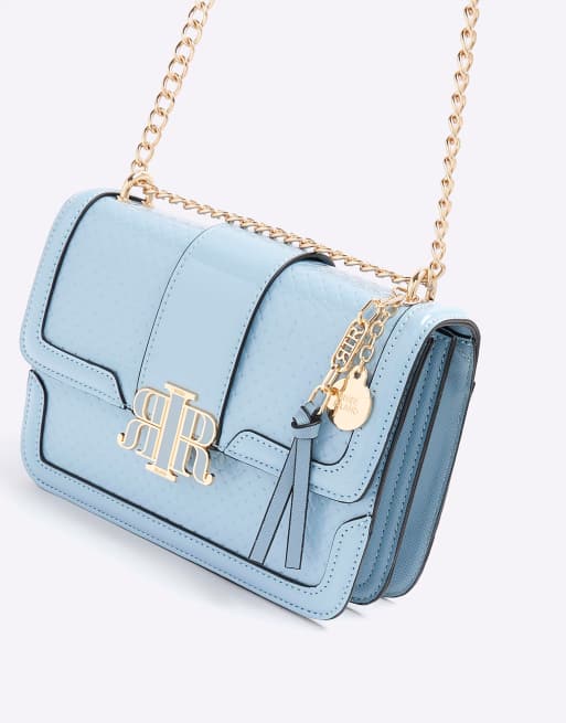 Light blue outlet satchel