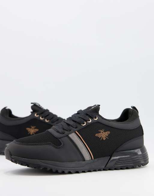 river island black trainers