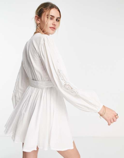 River island best sale white dress