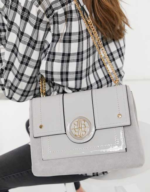 River Island shoulder bag in gray