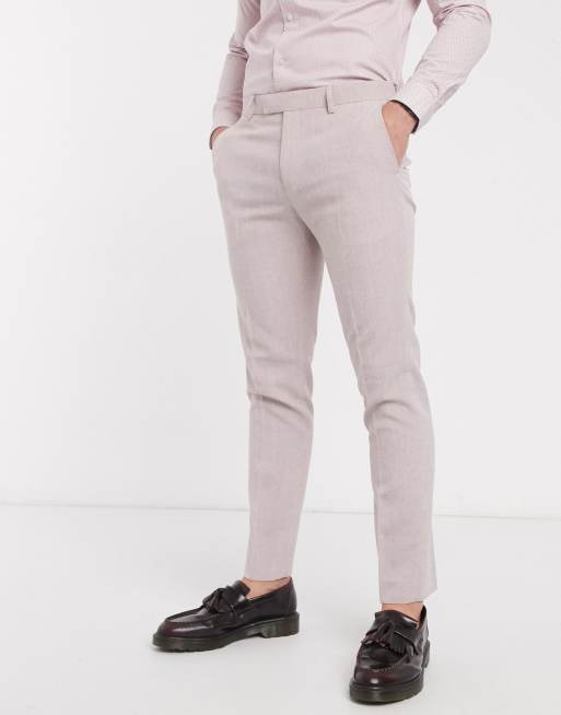 River Island – Enger Anzug in Hellrosa, 3 von 3