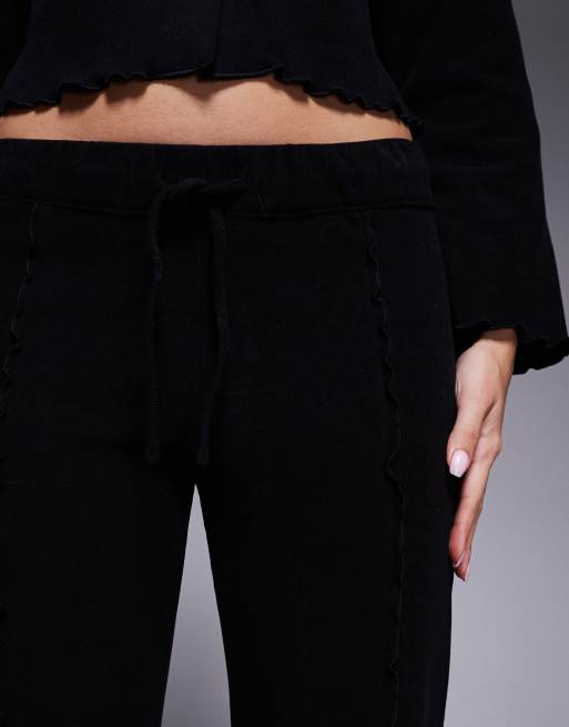 River Island - Ensemble en jersey à boutonnage - Noir, 4 de 4