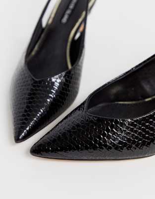 escarpin bride arriere petit talon