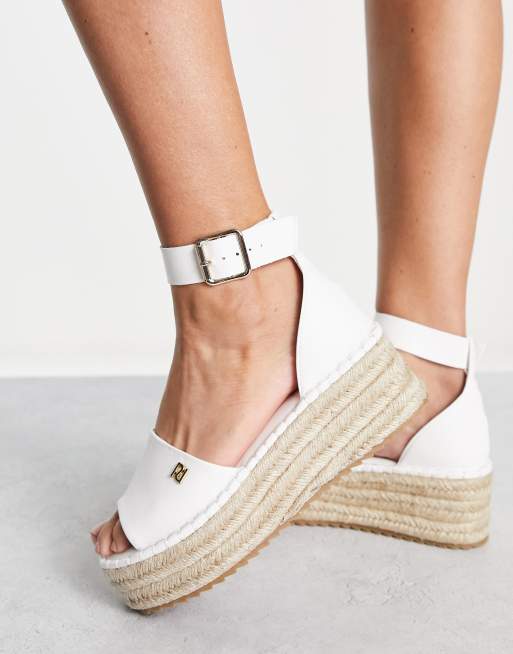 Espadrille plateforme blanche new arrivals