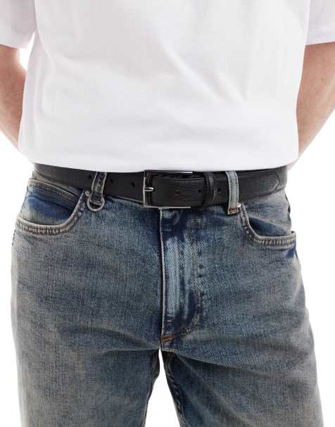 River Island essential belt in black - view 1