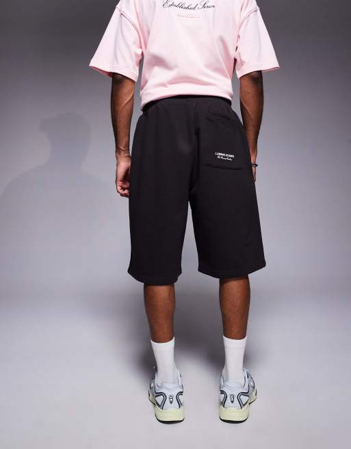River Island essential 'LUMINIS' wide leg jersey shorts in brown, 2 of 5