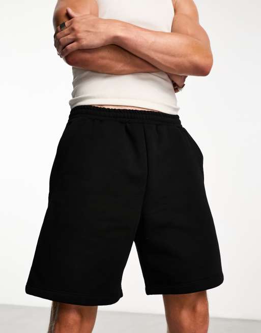 river island black cycling shorts