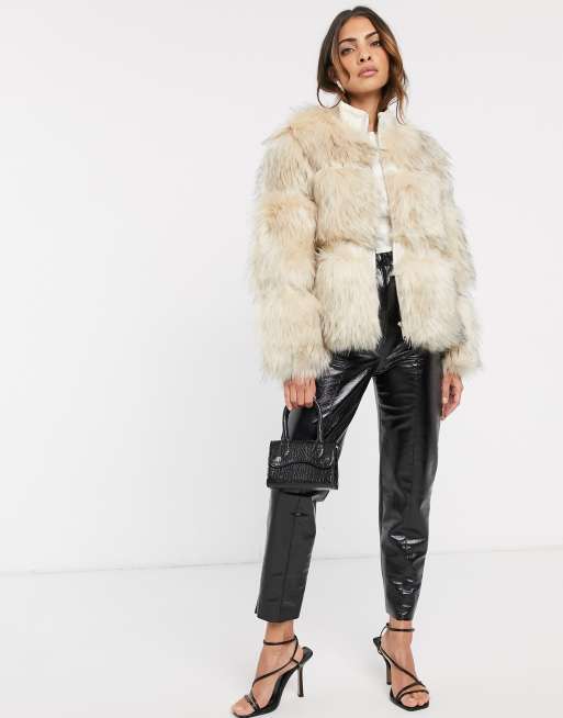 River island best sale faux fur jacket