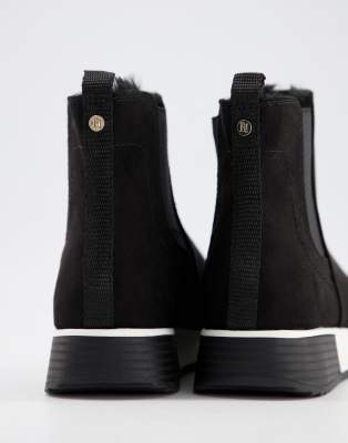 fur lined high top trainers