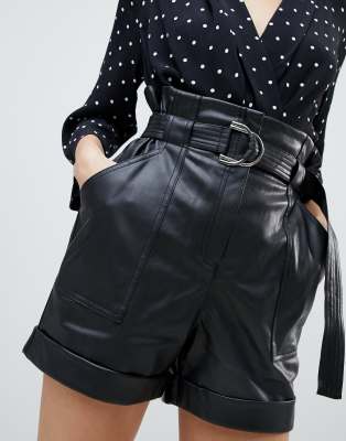 river island belted shorts