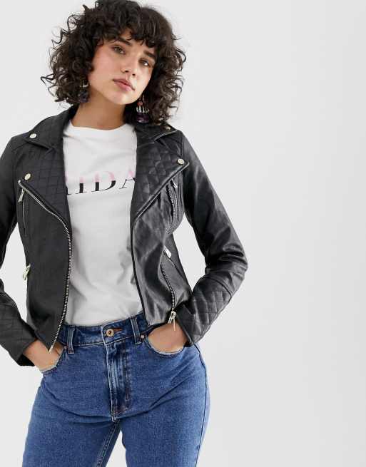 River island on sale leather jacket