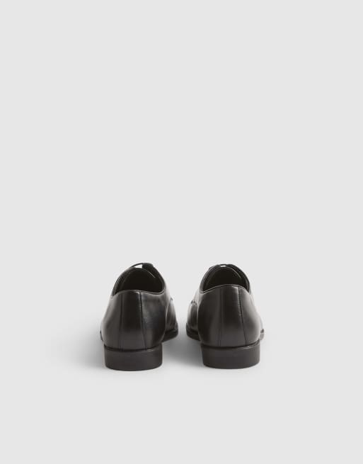 River Island Faux leather derby shoes in black, 3 of 3