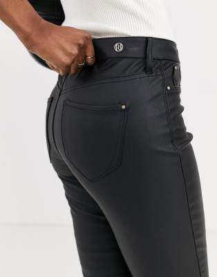 river island leather jeans