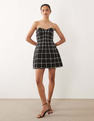 black mini cut out dress Pretty Problems Mini Dress Black main image 0
