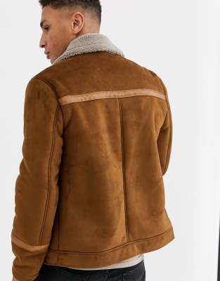 river island mens suede jacket