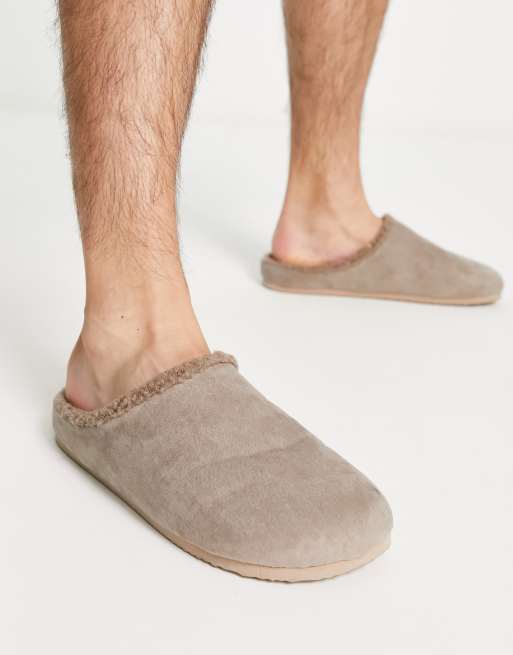 River island 2024 mens slippers