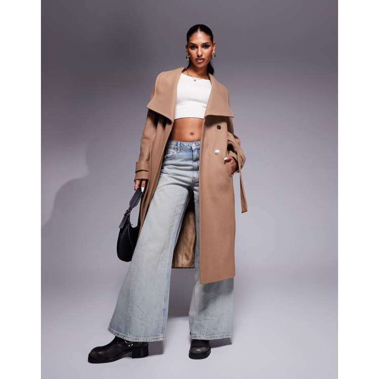 River island slogan coat online