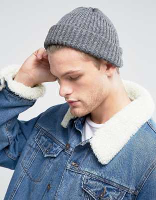grey fisherman beanie