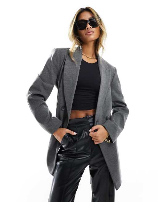 Belted hot sale wrap blazer