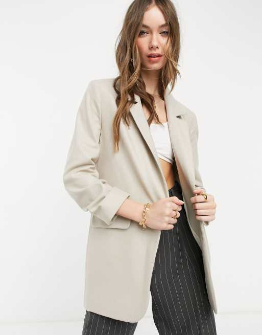 Cream blazer deals river island