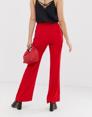 flared pants rood