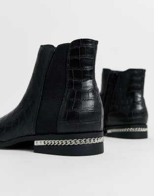 river island flat ankle boots