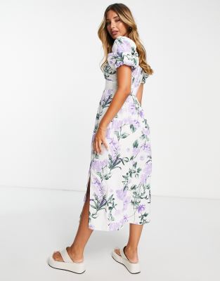 milkmaid dress purple