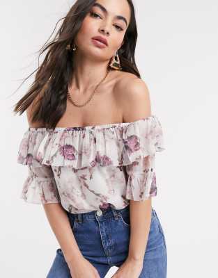 asos bardot top