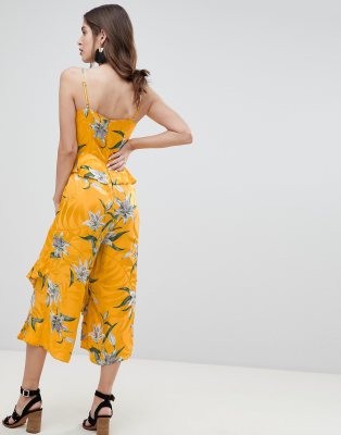 river island yellow jumpsuit