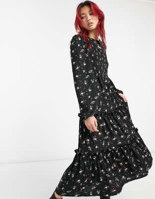 river island smock midi dress