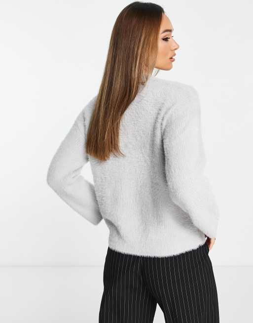 Grey shop fur jumper