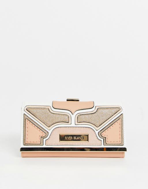 River island store gold purse