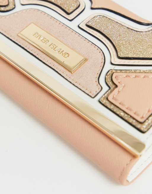 River island gold purse new arrivals