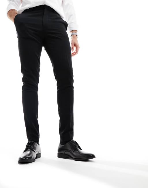 River Island Formal Derby Shoes In Black | ASOS display picture 3