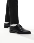 River Island Formal Derby Shoes In Black