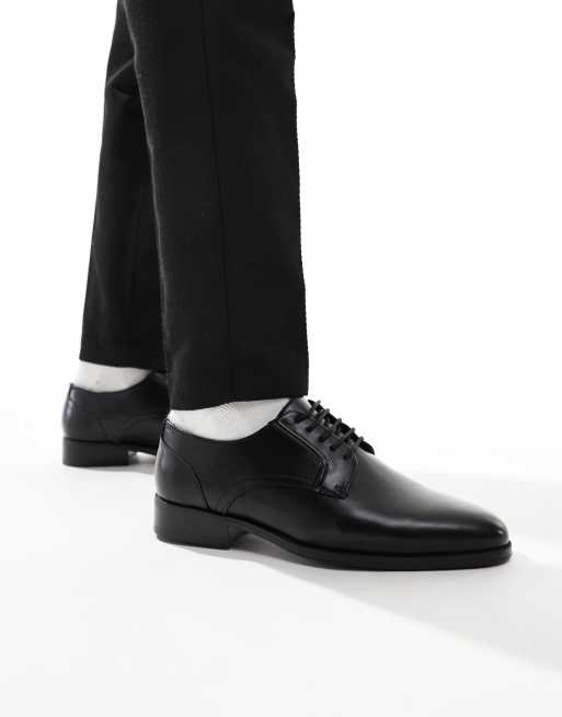 River Island formal derby shoes in black