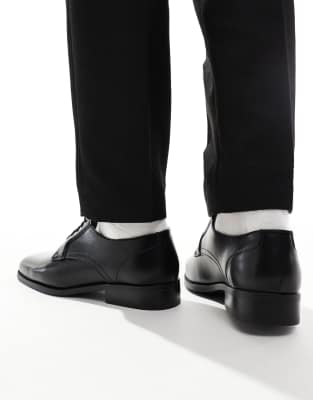 River Island Formal Derby Shoes In Black